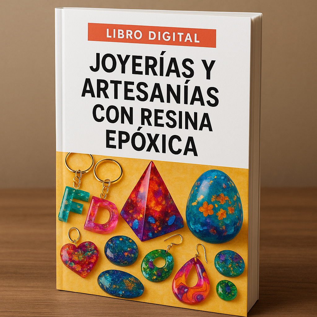 Joyerías y artesanías con resina + 6 bonos🎁